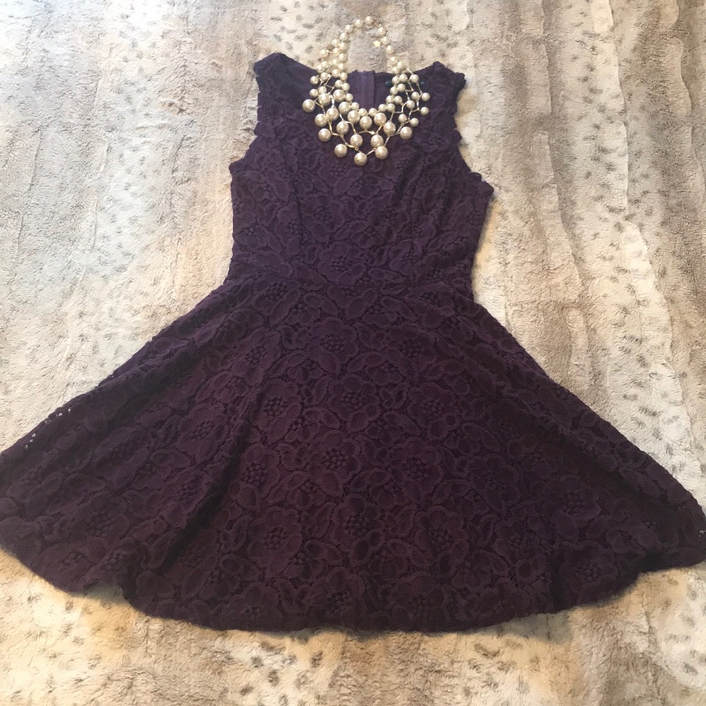 Purple Midi Dress